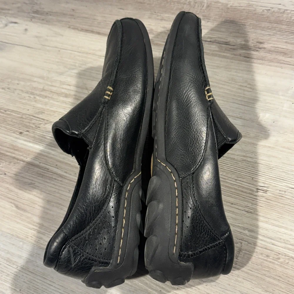 Merrell Mens SIZE 9.5 Rally Moc J38509 Black Leather‎ Driving Loafers